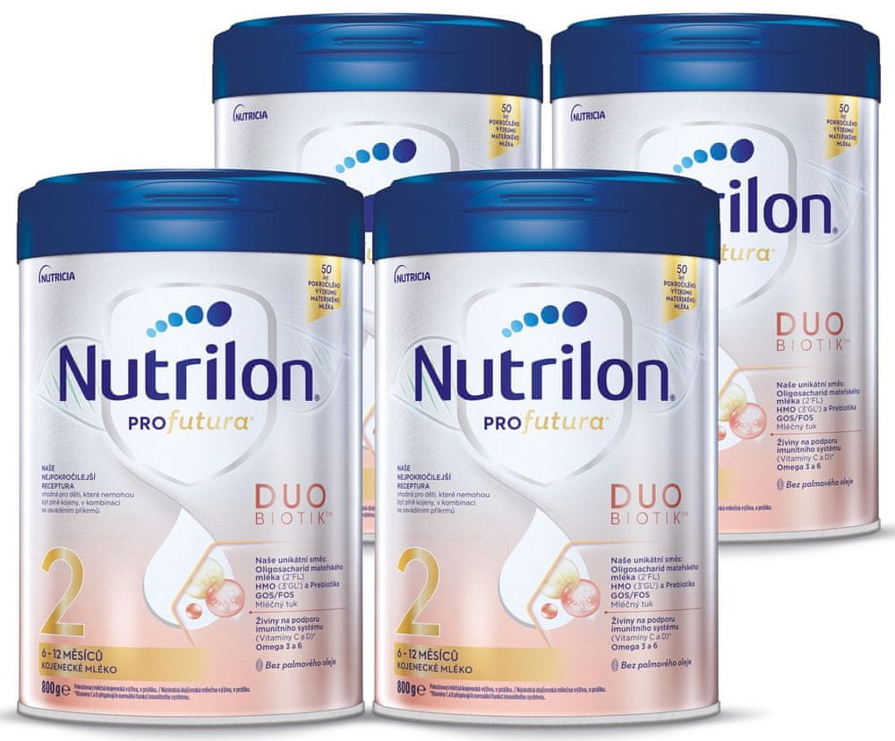 Nutrilon Profutura DUOBIOTIK 2 dojčenské mlieko 4x800 g 6+